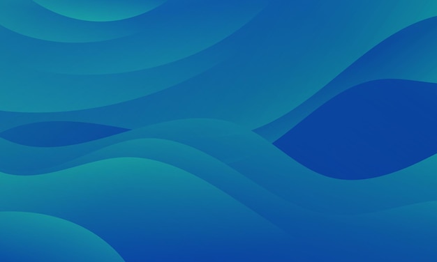 Abstracto verde y azul Fondo con formas onduladas adecuado para folletos de sitios web carteles