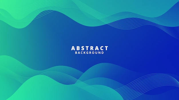 Abstracto verde azul Fondo con formas onduladas adecuado para folletos de sitios web carteles