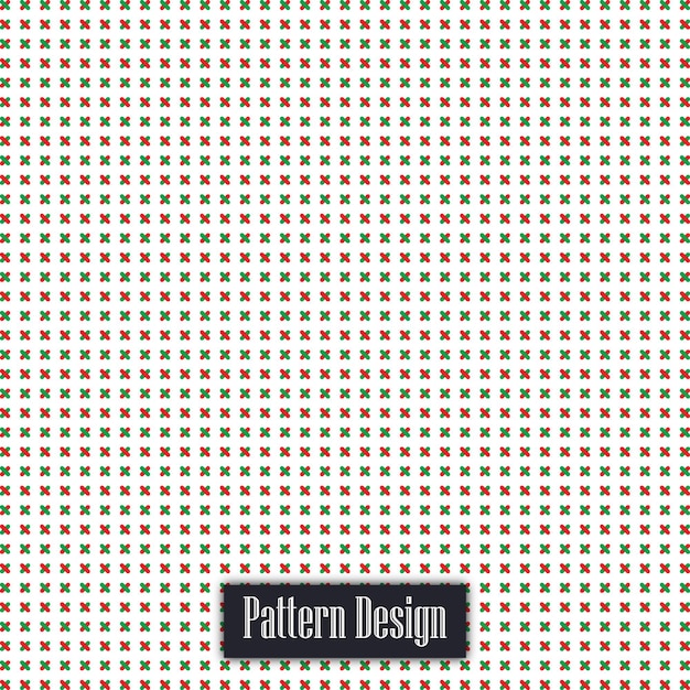 Abstracto verde y rojo Diseño del patrón