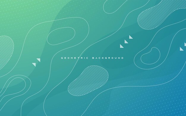 Abstracto verde tosca formas geométricas fondo