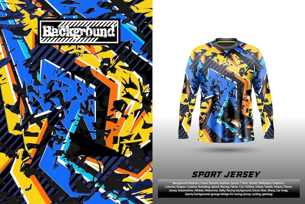 Abstrsct textura de fondo ilustración deporte jersey 77