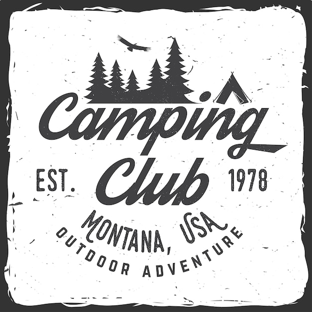 Acampada de aventura extrema Ilustración vectorial