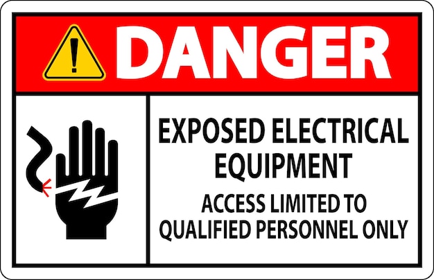 El acceso al equipo eléctrico expuesto a señales de peligro está limitado a personal cualificado.