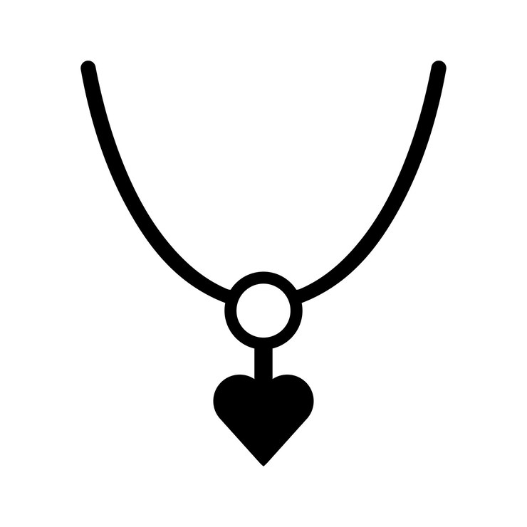 Accesorios belleza icono de la moda gráficos vectoriales negros