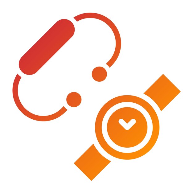 Accesorios de diseño vectorial Estilo de icono
