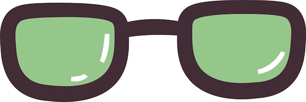 Accesorios para gafas de sol dibujados a mano