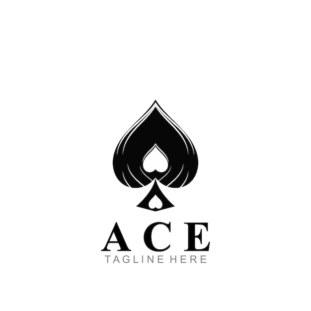 Ace logo icono vector ilustración plantilla diseño