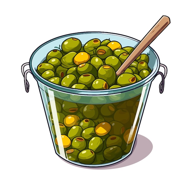 Aceitunas colocadas