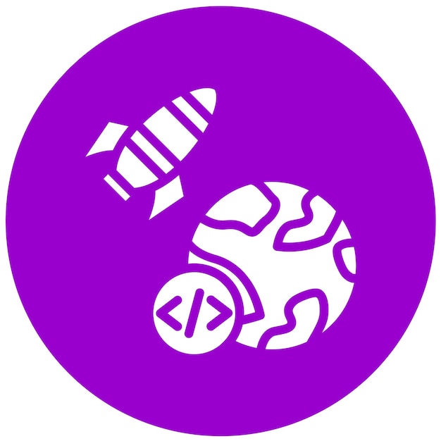 Acelerador de diseño vectorial Estilo de icono del programa