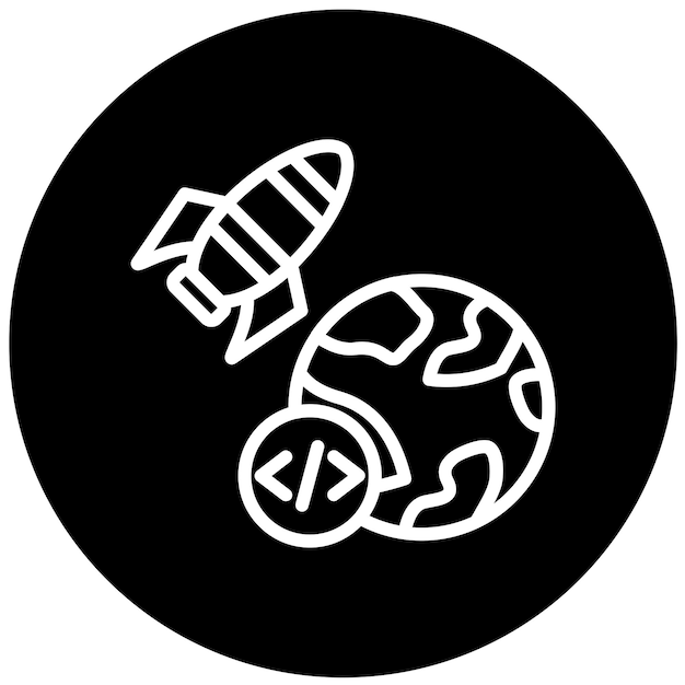 Acelerador de diseño vectorial Estilo de icono del programa