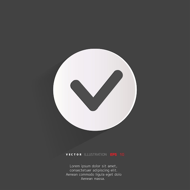 aceptar icono web