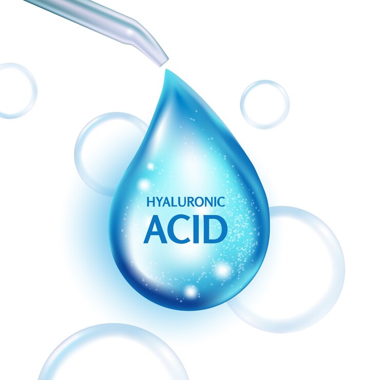 Vector ácido hialurónico o diseño de moléculas abstractas.
