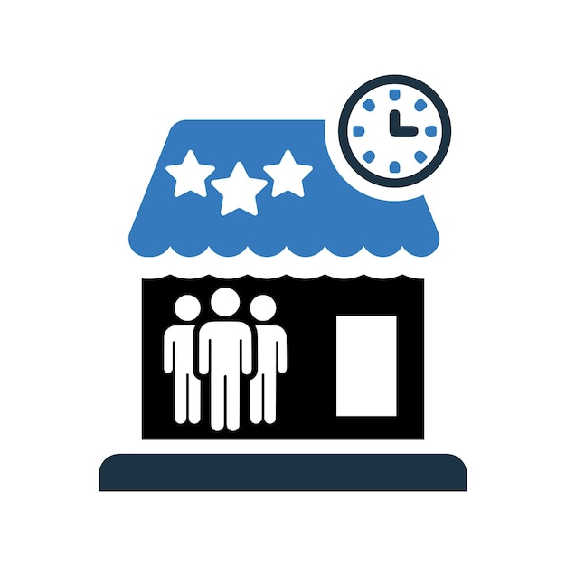 Acompañar icono de persona coexistente Diseño vectorial editable simple aislado en un fondo blanco
