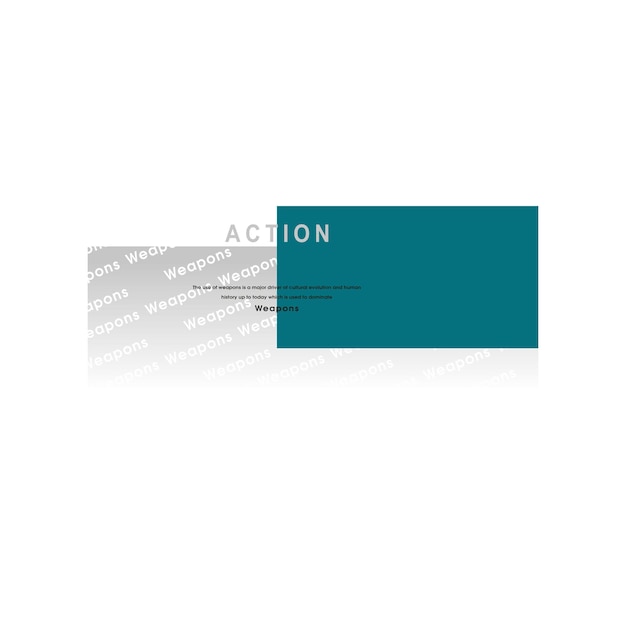 Action Modern Typography and Weaponry Presentation
