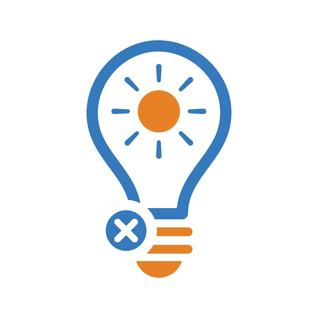 Activar cancelar desactivar el icono El logotipo del vector editable