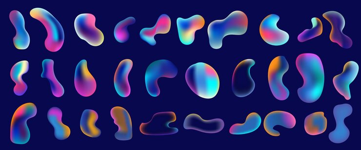 Vector activo líquido de colores coloridos