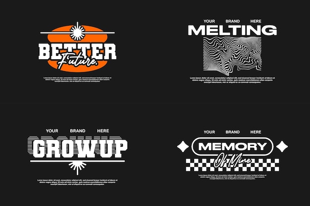 activos de plantillas de diseño de camisetas