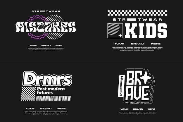 activos de plantillas de diseño de camisetas