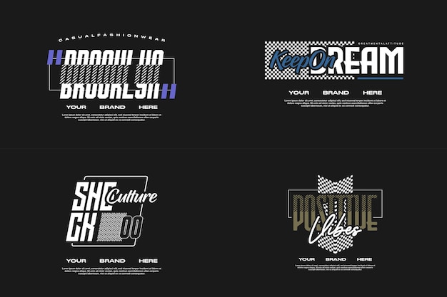 activos de plantillas de diseño de camisetas