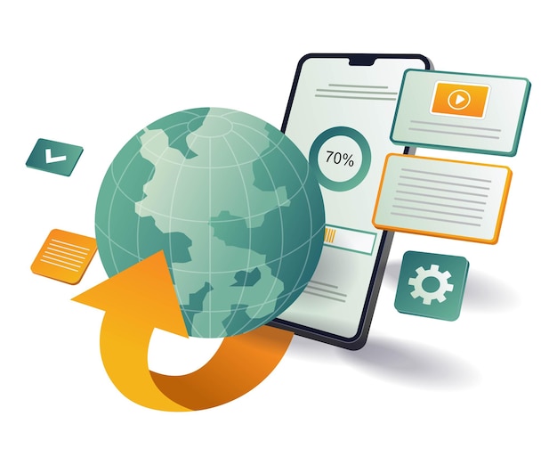 Actualización de la aplicación mundial para teléfonos inteligentes