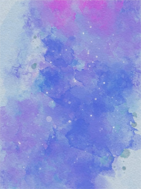 acuarela azul arte de ilustración de fondo pintado a mano abstracto