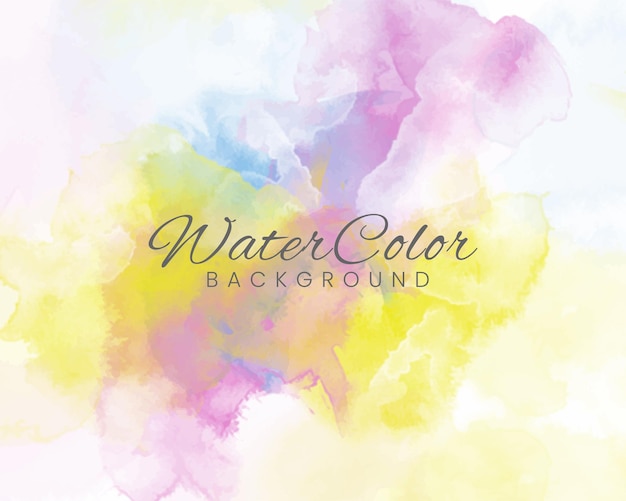 Acuarela de colores abstractos para el fondo