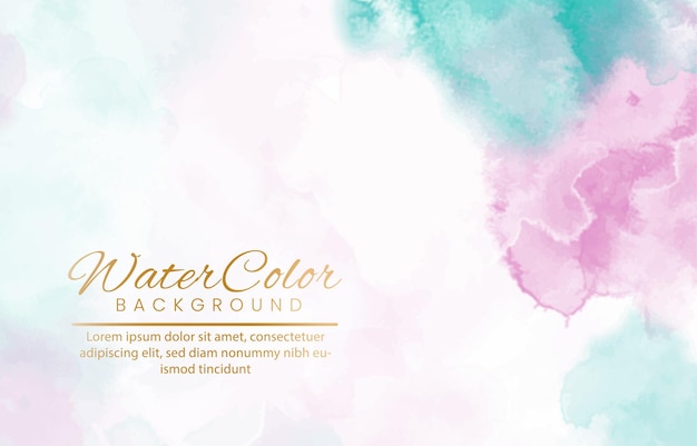 Acuarela de colores abstractos para el fondo