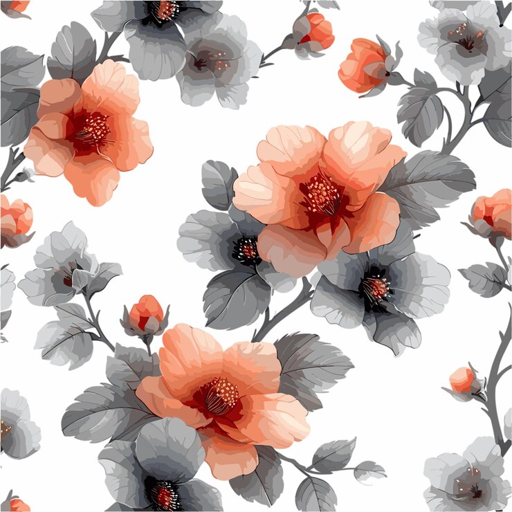 acuarela Floral Vector Art Plantillas florales fondo de flores con acuarela Mejor Floral