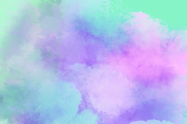 Acuarela fondo morado y verde