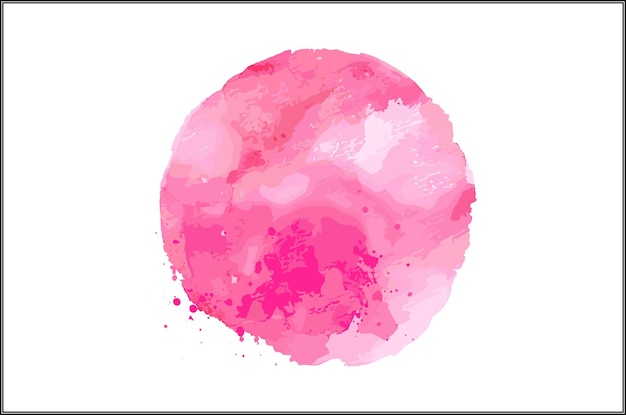 La acuarela más vendida del círculo rosa añade un toque de elegancia