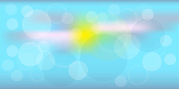 Acuarela pastel en azul amarillo rosa arco iris suave fondo Vector imagen Stock Photo