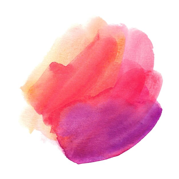 Acuarela pintada a mano con colores vibrantes y salpicaduras abstractas