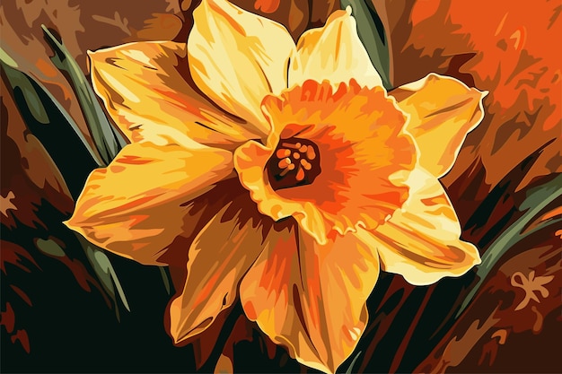 Acuarela pintada a mano flor arte vectorial pintura ilustración flor patrón acuarela floral