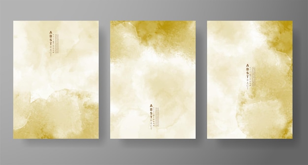 Acuarela Tarjeta Minimal Tarjetas clásicas de diseño vectorial Tarjetas de boda Abstracto Fondo Invitación