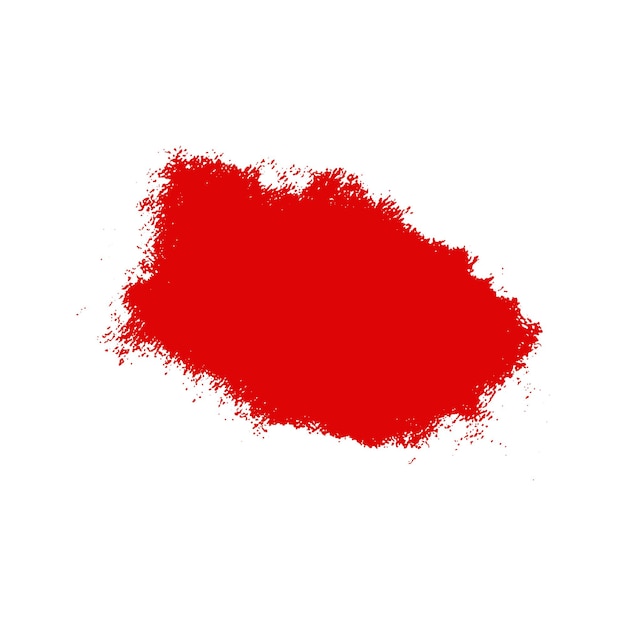 Acuarela vectorial pintada con pincel rojo Pintura o gotas de sangre salpicaduras y salpicadures textura