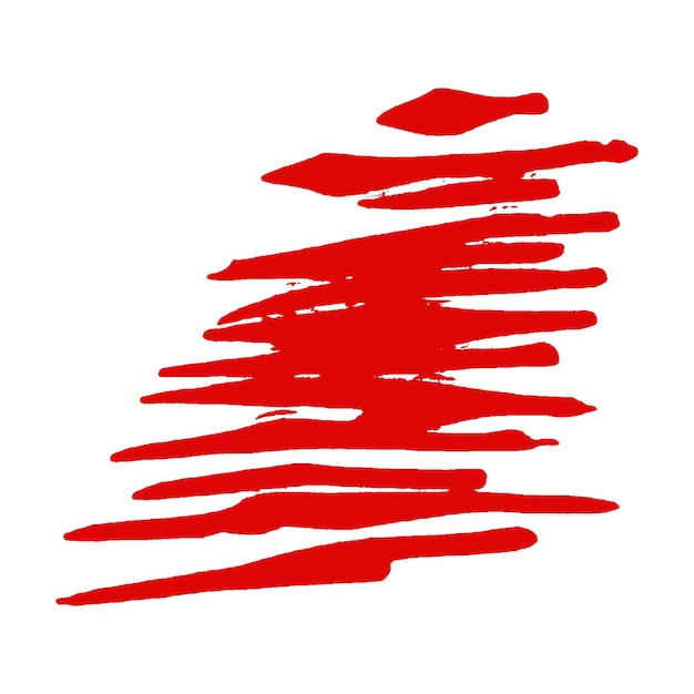 Acuarela vectorial pintada con pincel rojo Pintura o gotas de sangre salpicaduras y salpicadures textura