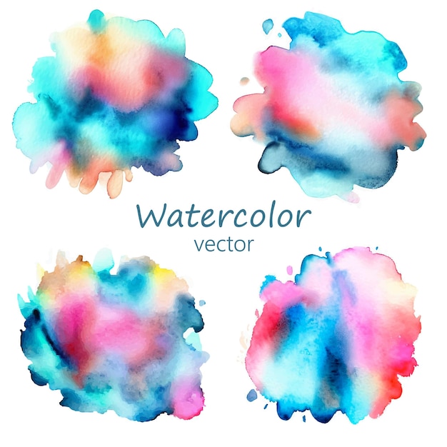 acuarela vectorial