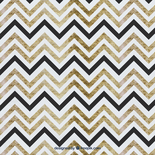 Acuarela zig zag