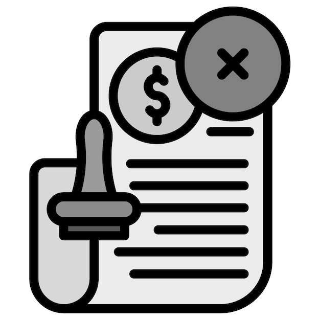 Acuerdo borrar la imagen vectorial del icono Se puede usar para documentos y archivos