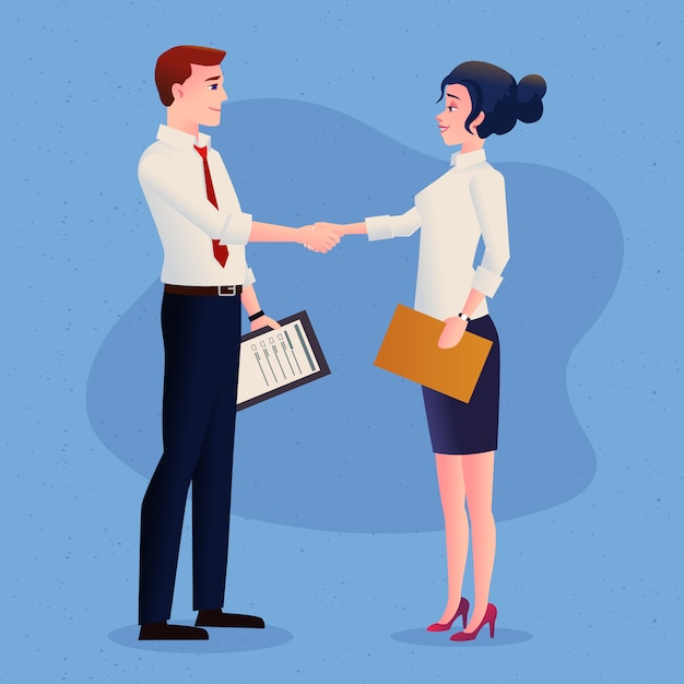 Acuerdo de negocios apretón de manos