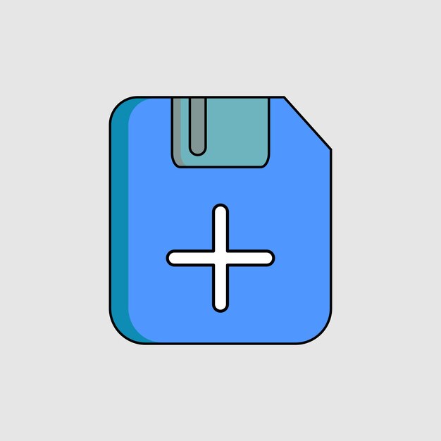 add file icon icon related to UI elements suitable for graphic design web site app user interfaces printable etc flat icon style simple vector design editable