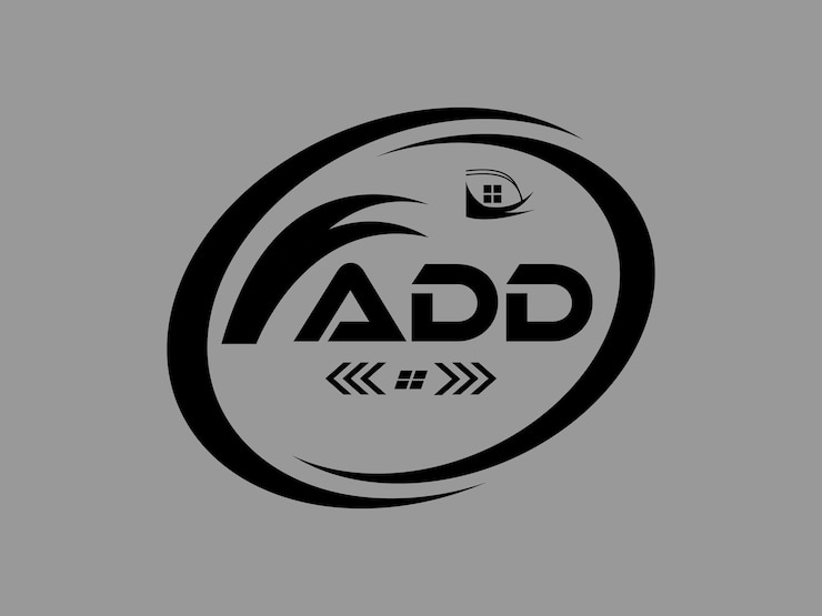 Vector add logotipo de letra diseño add logotipio de monograma simple y moderno abstracto diseño vectorial de alfabeto