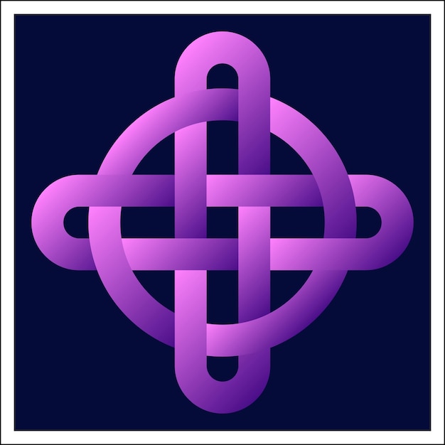 Además en el diseño del logotipo del círculo Adición con un círculo dentro del concepto del logotipo más el diseño del Logotipo Rosa
