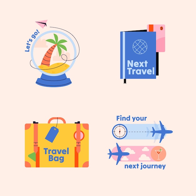 Adhesivas planas para viajes