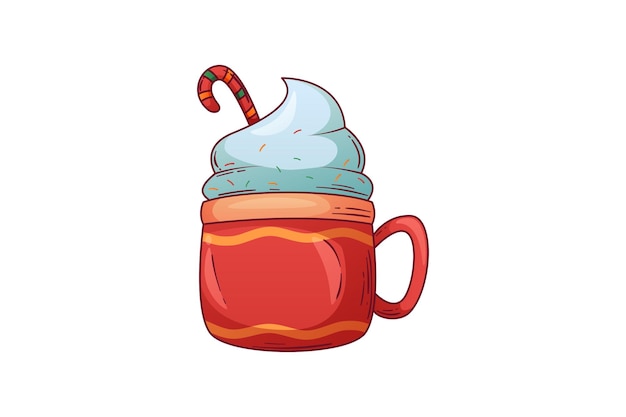 Adhesivo de bebida navideña para tazas de hielo