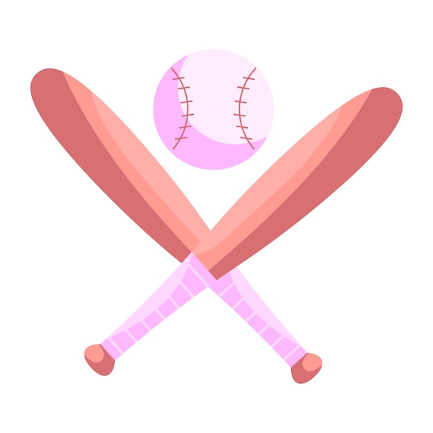 Adhesivo de diseño editable de béisbol
