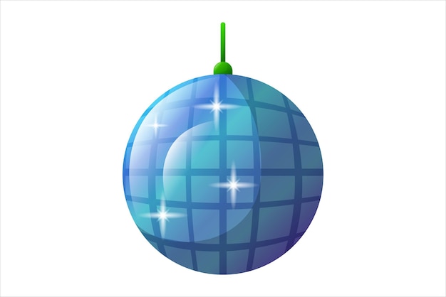 Adhesivo de la fiesta de Año Nuevo Disco Light
