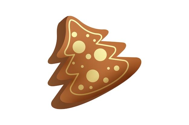 Adhesivo de galleta de pan de jengibre para el árbol de Navidad