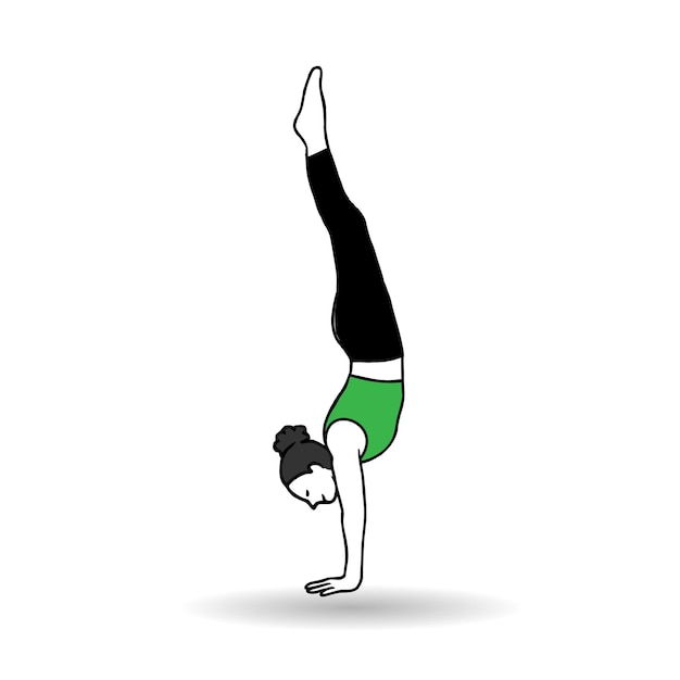Adho mukha vrikshasanaa es una postura de yoga