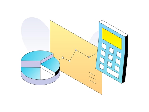 Vector administración del dinero